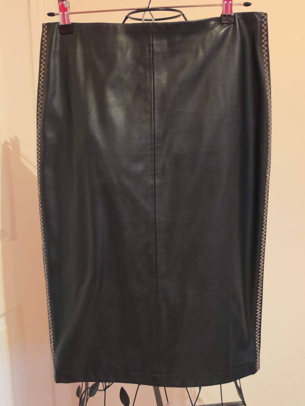 Faux Leather Pencil Skirt